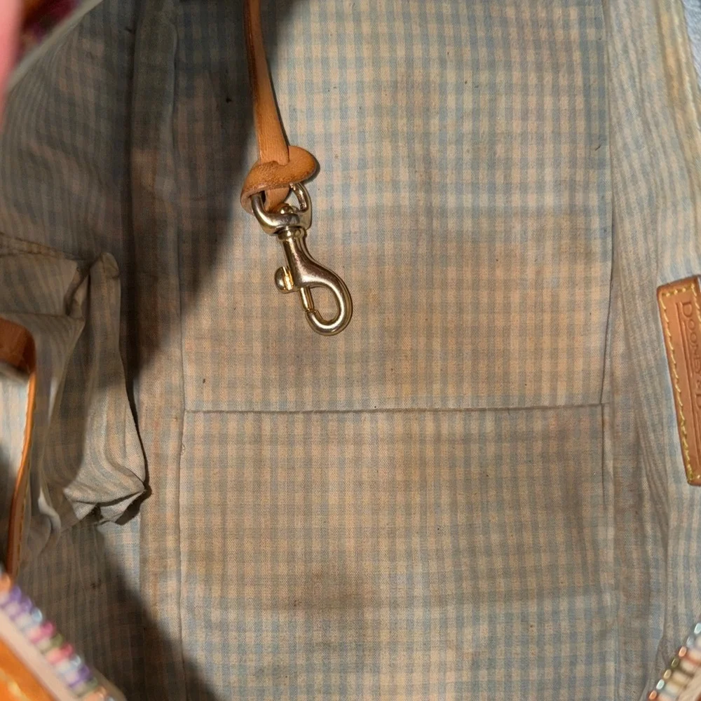 RARE - VINTAGE - Dooney & Bourke Lindsay Lohan #5 Rainbow IT Bag - Picture 13 of 14